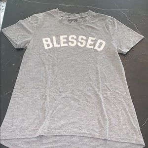 women’s xs short sleeve “blessed” shirt.